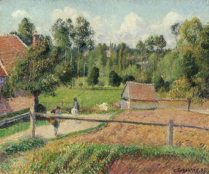 Camille Pissarro View from the Artist's Window oil painting picture